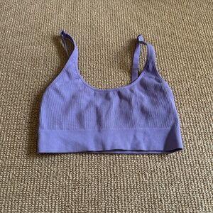 Women's Hiit Seamless Rib Active Bra, Size Medium